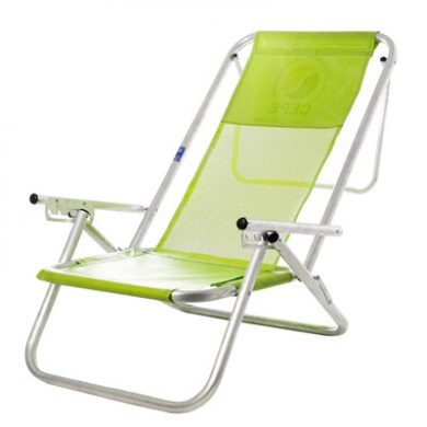 Cadeira de Praia com Encosto Alto