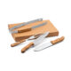 Kit Churrasco Inox 04 Pçs