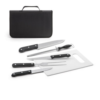 Kit Churrasco Inox 06 Pçs