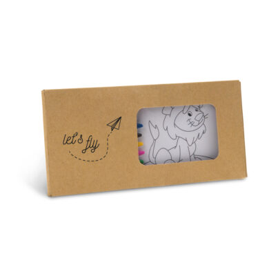 Conjunto para Pintura com 08 Giz de Cera