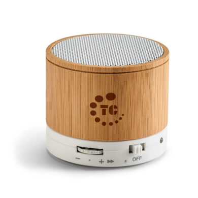 Caixa de Som com Microfone Ecológico