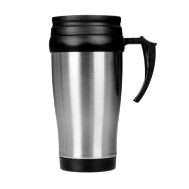 Caneca com Tampa Inox 400ml