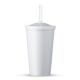 Copo com Tampa e Canudo 550ml