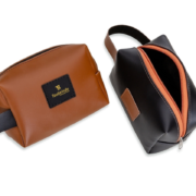 Necessaire couro sintetico bidins